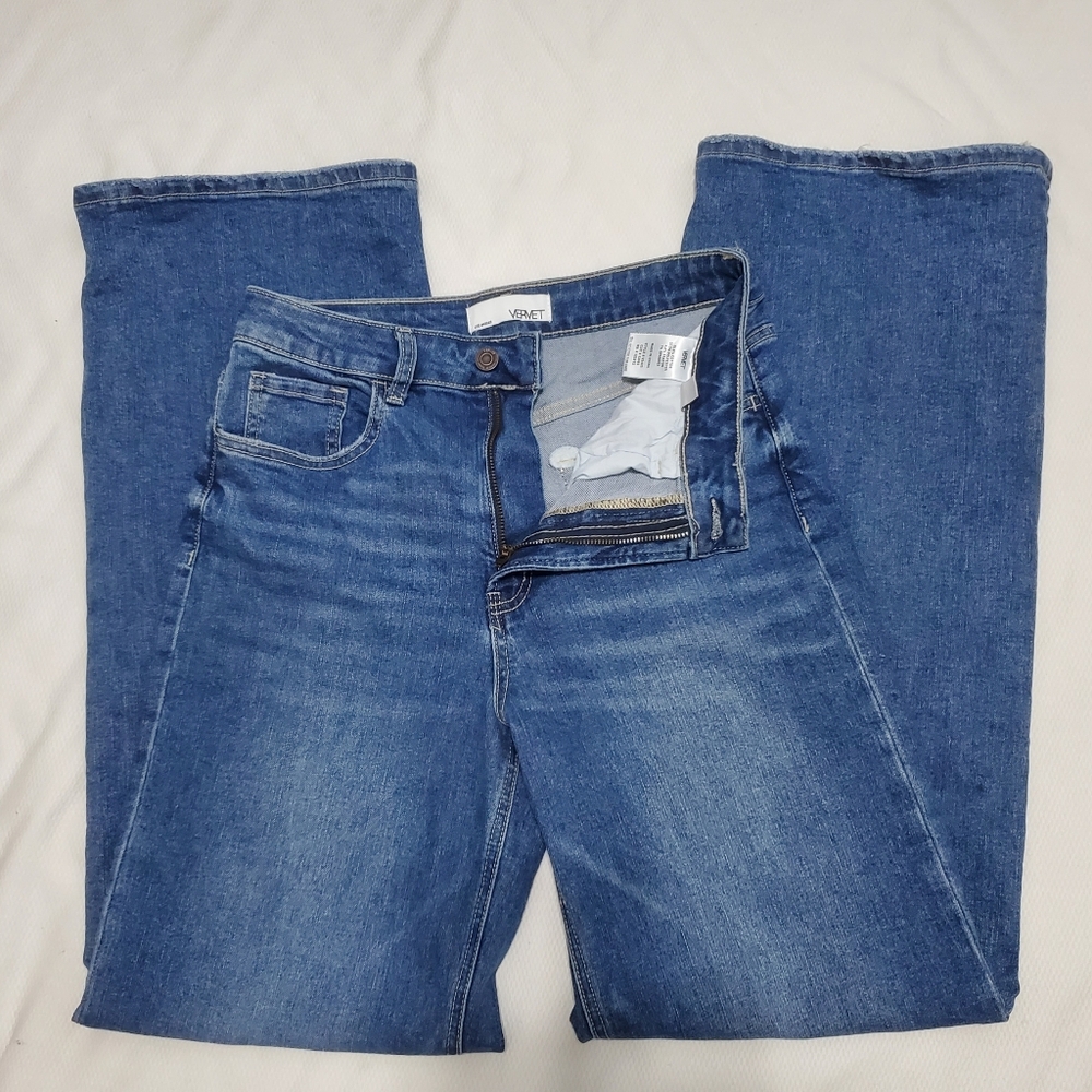 Vervet High-Rise Wide Leg Jeans 28 Waist - Picture 5 of 12